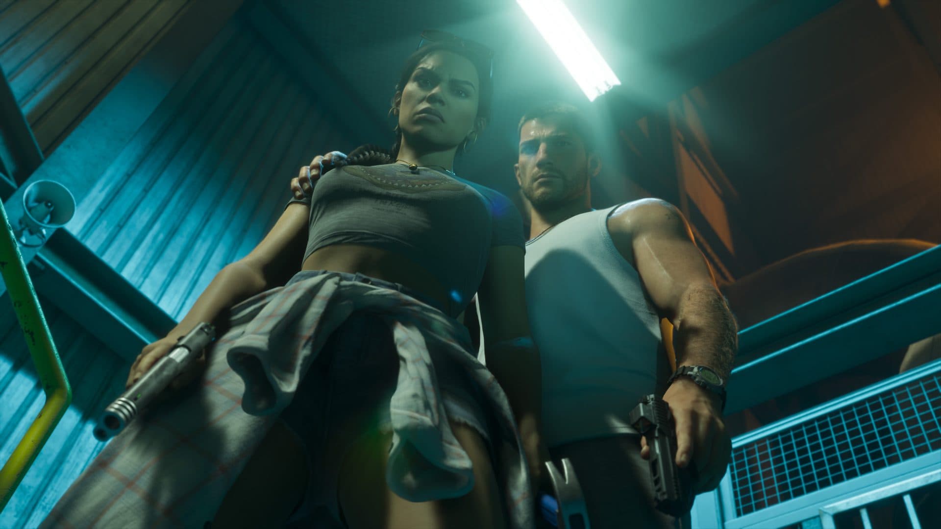 Jason and Lucia 7, armed on a pair of tanning beds