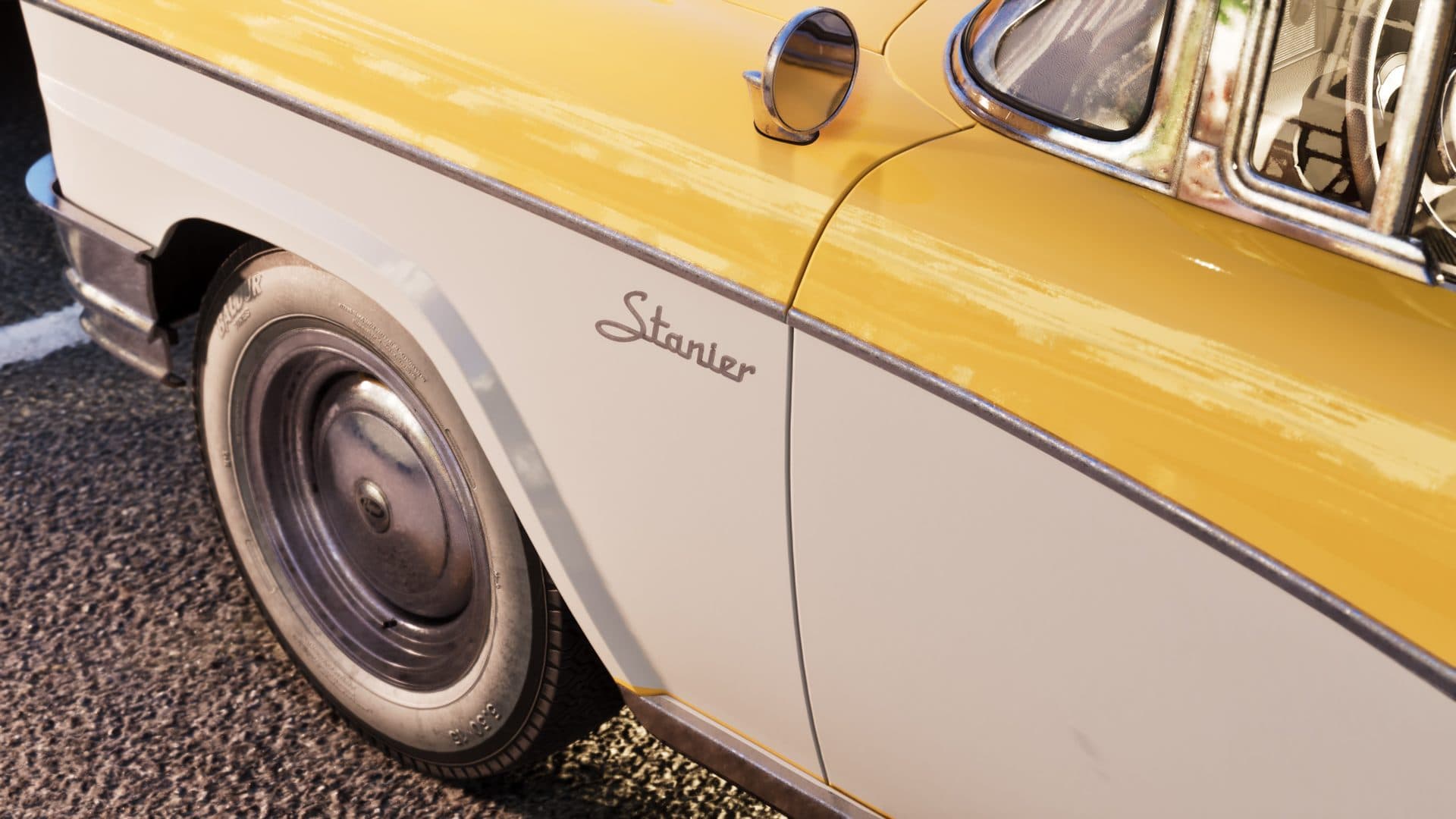 The Stanier badge on the flank