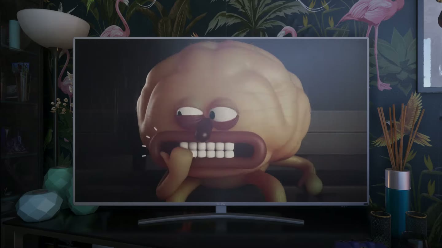 The advert opens on a miserable bun in a dark room