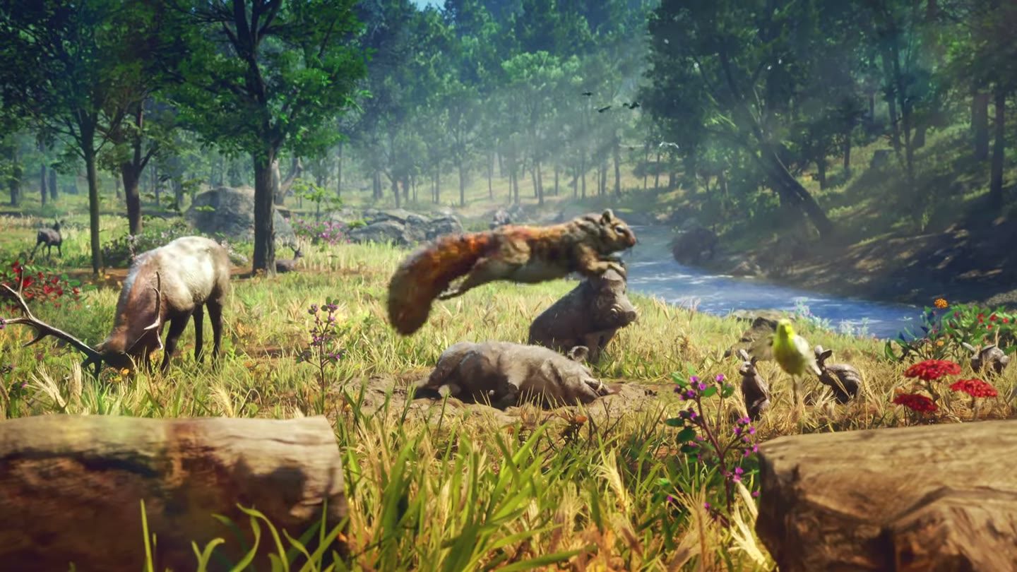 Six seconds of rendered wildlife, made for an advert inside a video game
