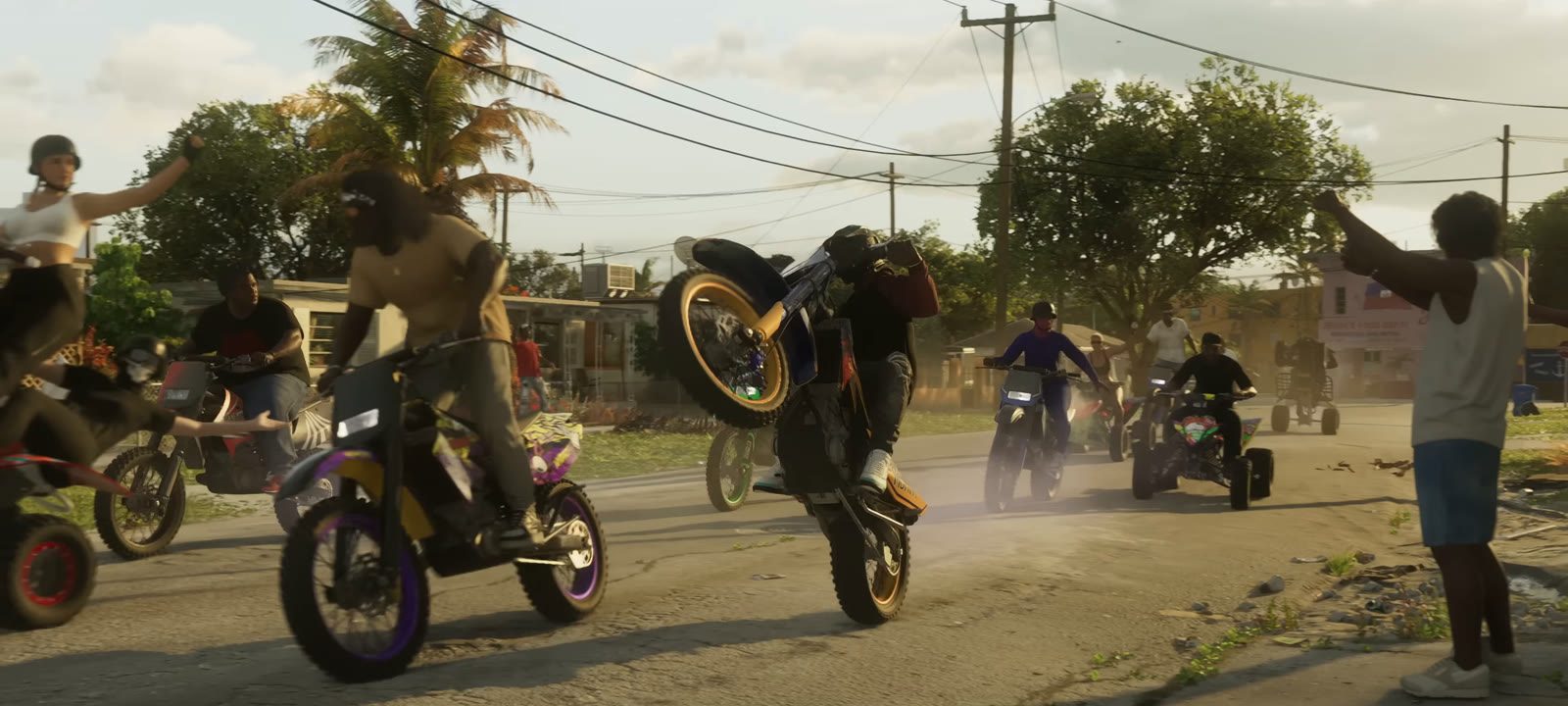 Dirt bikes, street riders